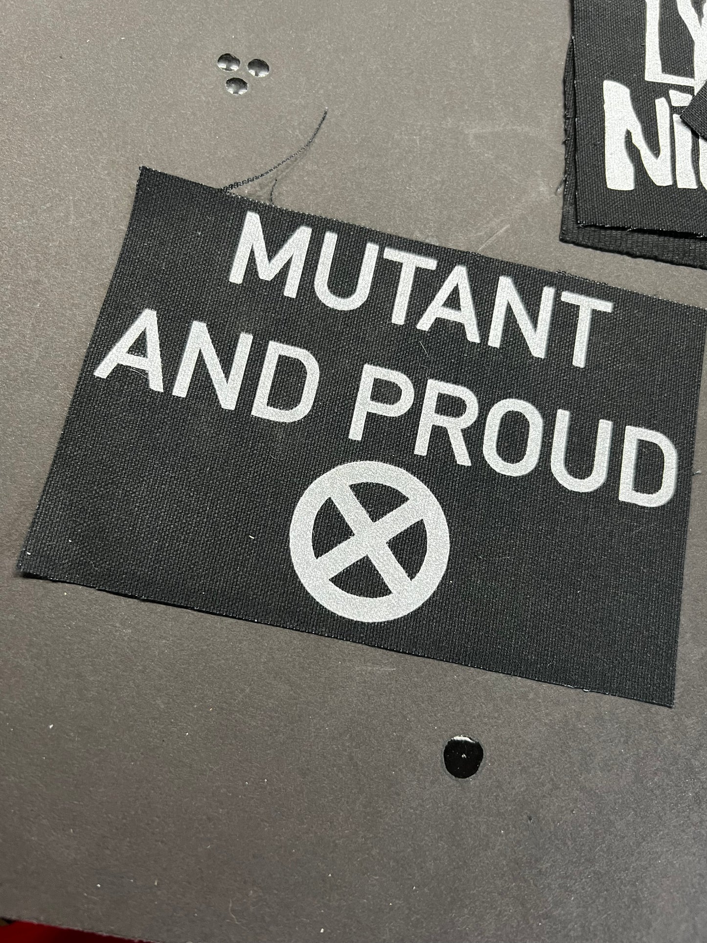 Mutant and Proud sew on cloth patch