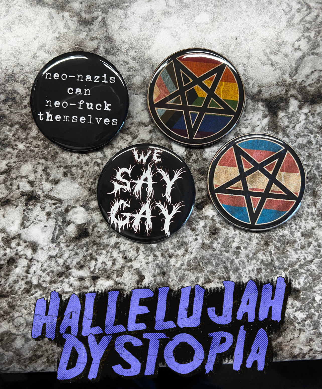 Prideagram button set