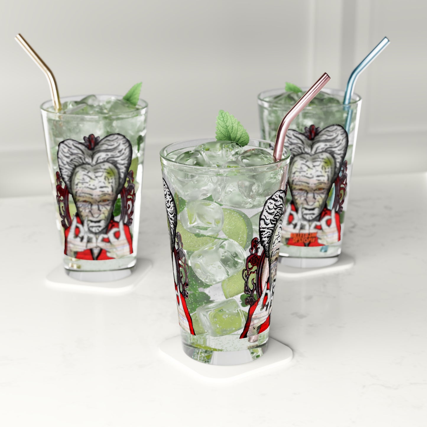 The Blood Count pint glass