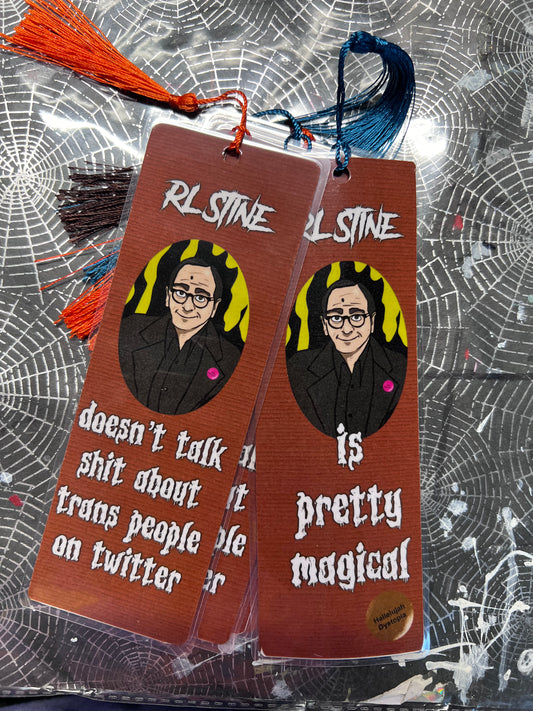 RL Stine is Magic bookmark