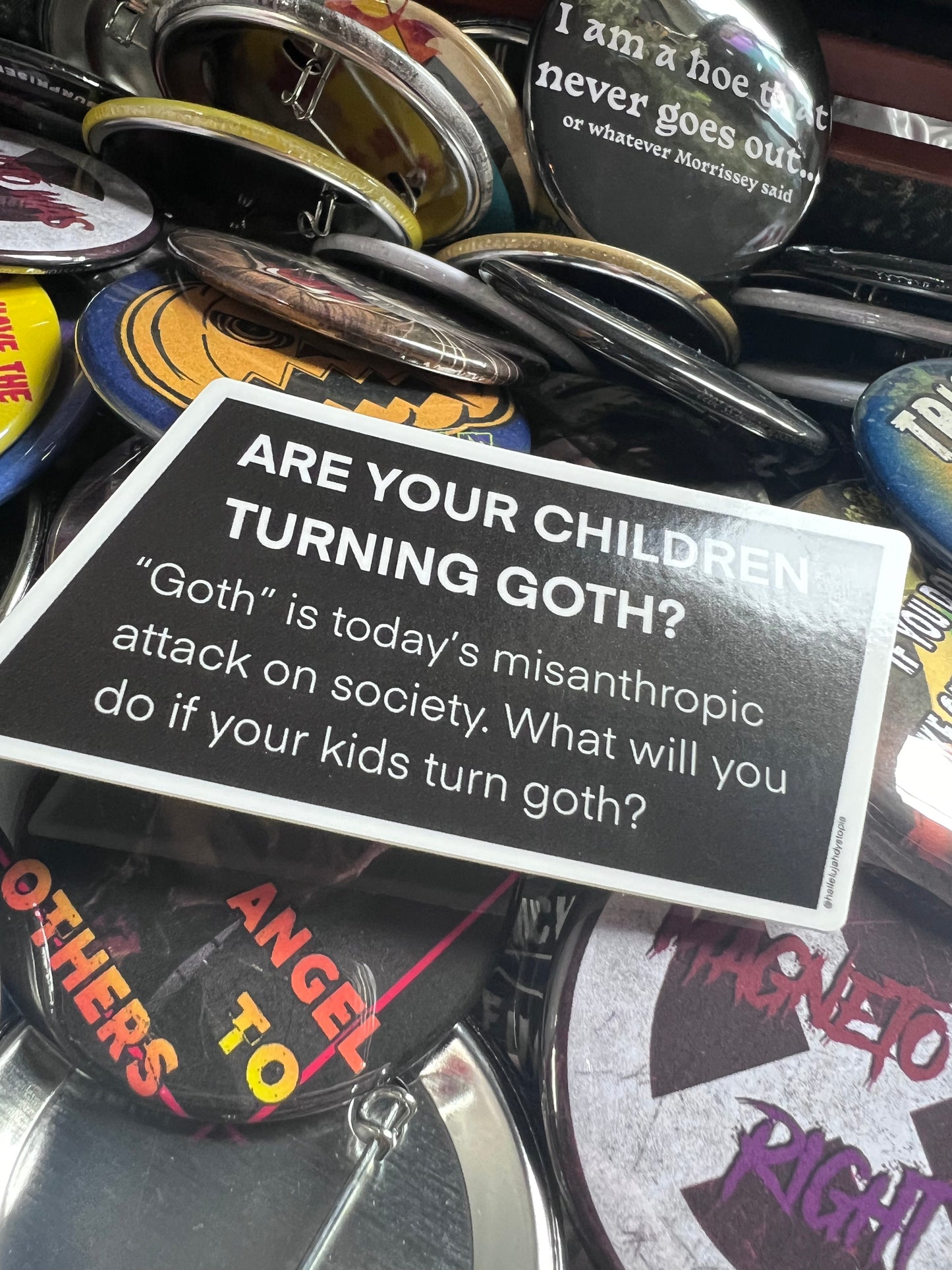 Goth stickers