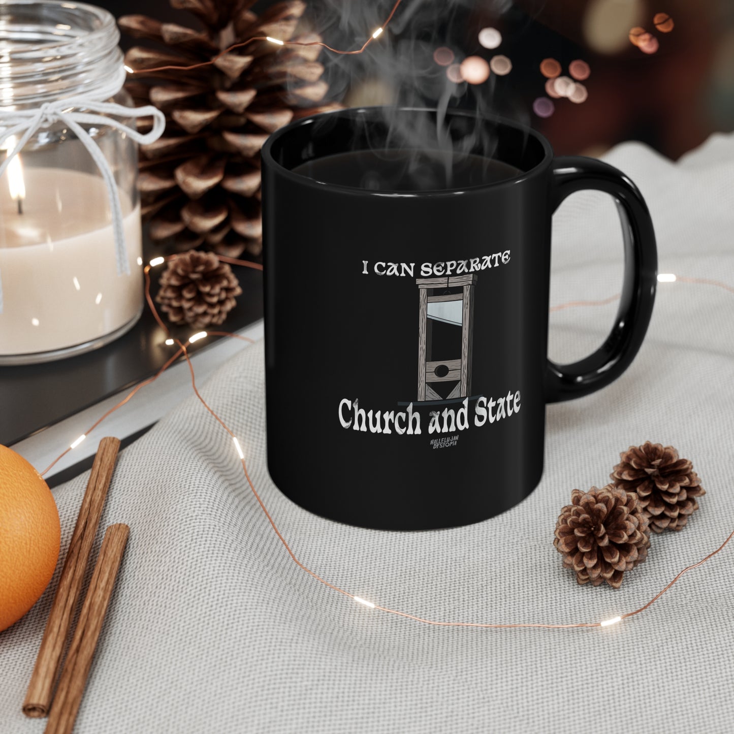 Church and State 11oz Black Mug