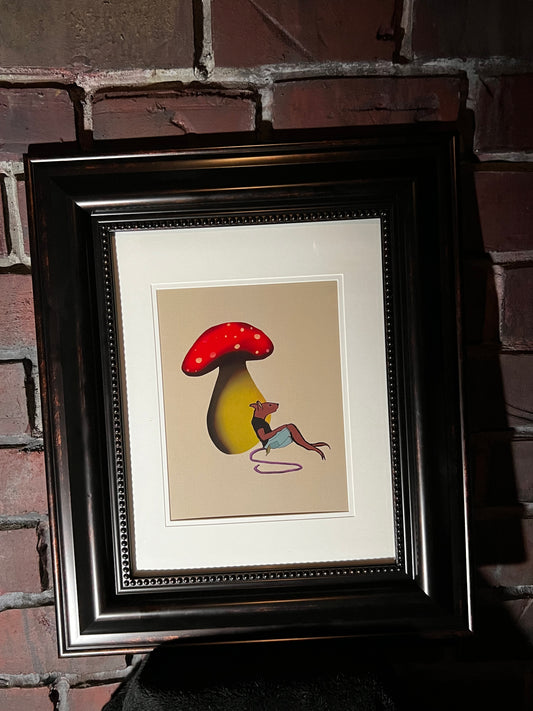 Rat Shroom Print