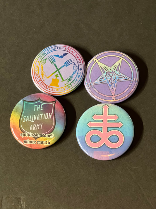 Pastel Goth Button Set